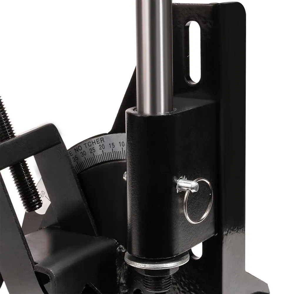 XtremepowerUS 0.5 in. to 2.0 in. O.D Tube Notcher and Pipe Cutter with 60-Degree Notch and Hole Saw Kit, photo 4 of 6