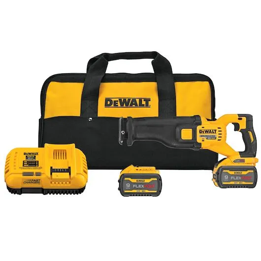 DEWALT FLEXVOLT 60-Volt MAX Lithium-Ion Cordless Brushless Reciprocating Saw with (1) Battery 2Ah, Charger and Bonus Battery, photo 2 of 8