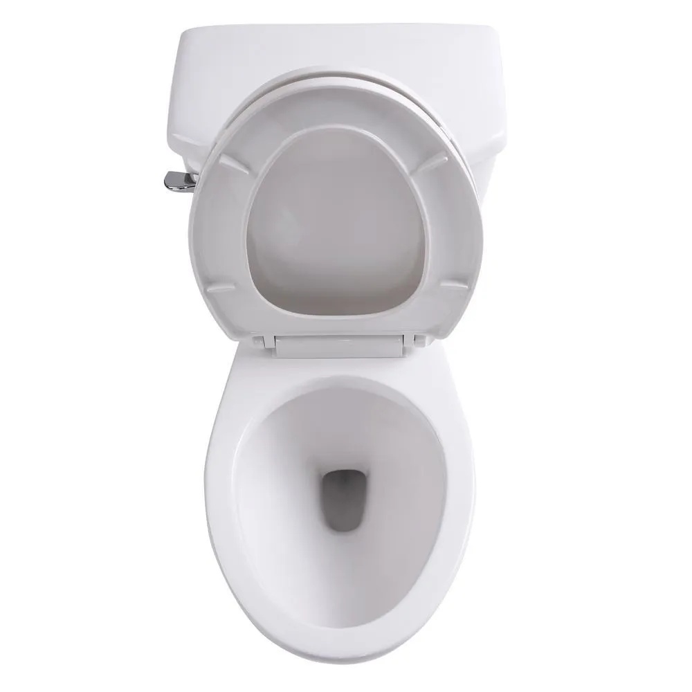 Universal Tubs Step-In 59.6 in. Walk-In Non-Whirlpool Bathtub in White with 1.28 GPF Single Flush Toilet, photo 9 of 10