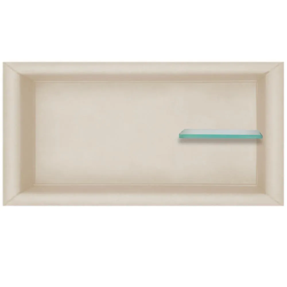 American Bath Factory Full Tile 12 in. x 4 in. x 24 in. Shower Niche in Portland Cement, photo 2 of 5