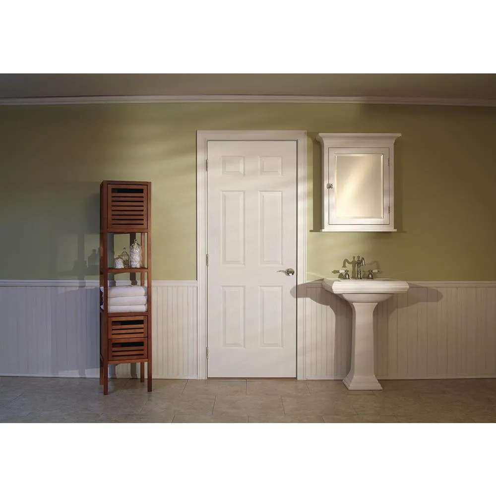 JELD-WEN 30 in. x 80 in. Colonist Primed Textured Molded Composite MDF Interior Door Slab, photo 2 of 18