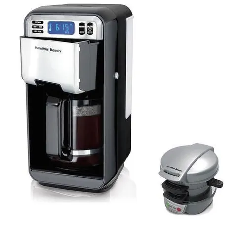 12-Cup Black Residential Drip Coffee Maker