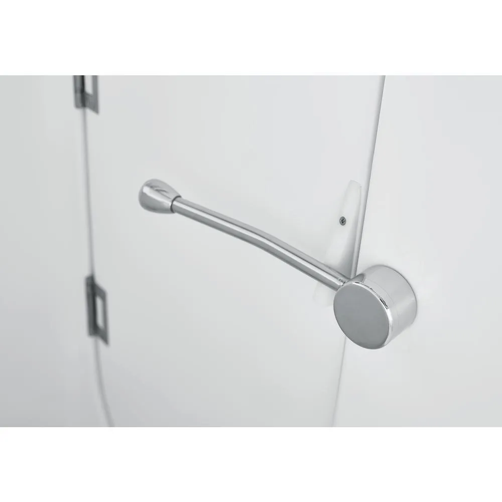 Empava 52.5 in. Left Side Walk-in Freestanding Bathtub Flatbottom Soaking SPA Tub in White, photo 10 of 10