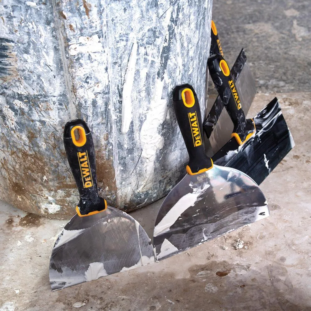 DEWALT 6 in. Blue Steel Taping Knife with Soft Grip Handle, photo 7 of 8