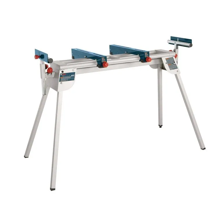 Bosch 15 Amp Corded 10 in Dual-Bevel Sliding Glide Miter Saw with 60-Tooth Carbide Saw Blade and Bonus Folding-Leg Stand, photo 7 of 8