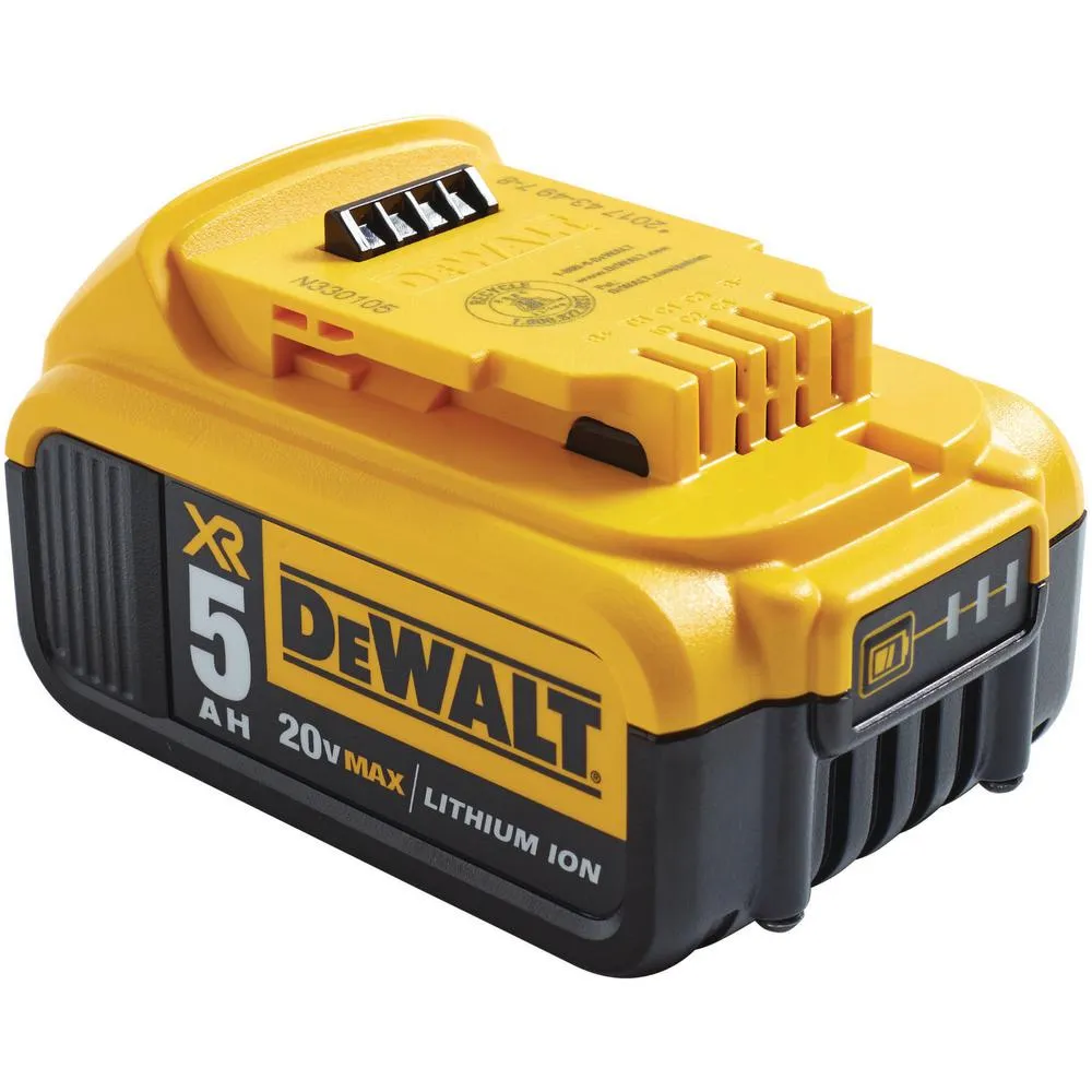 DEWALT 20-Volt MAX XR Premium Lithium-Ion 5.0Ah Battery Pack, photo 5 of 26