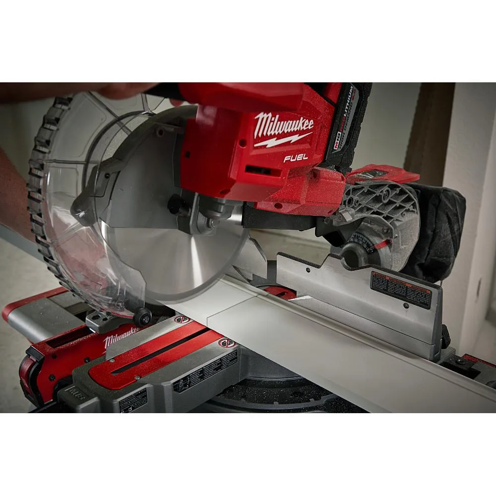 M18 FUEL 18-Volt Lithium-Ion Brushless Cordless 10 in. Dual Bevel Sliding Compound Miter Saw Kit W/(1) 9.0Ah Battery, photo 6 of 13