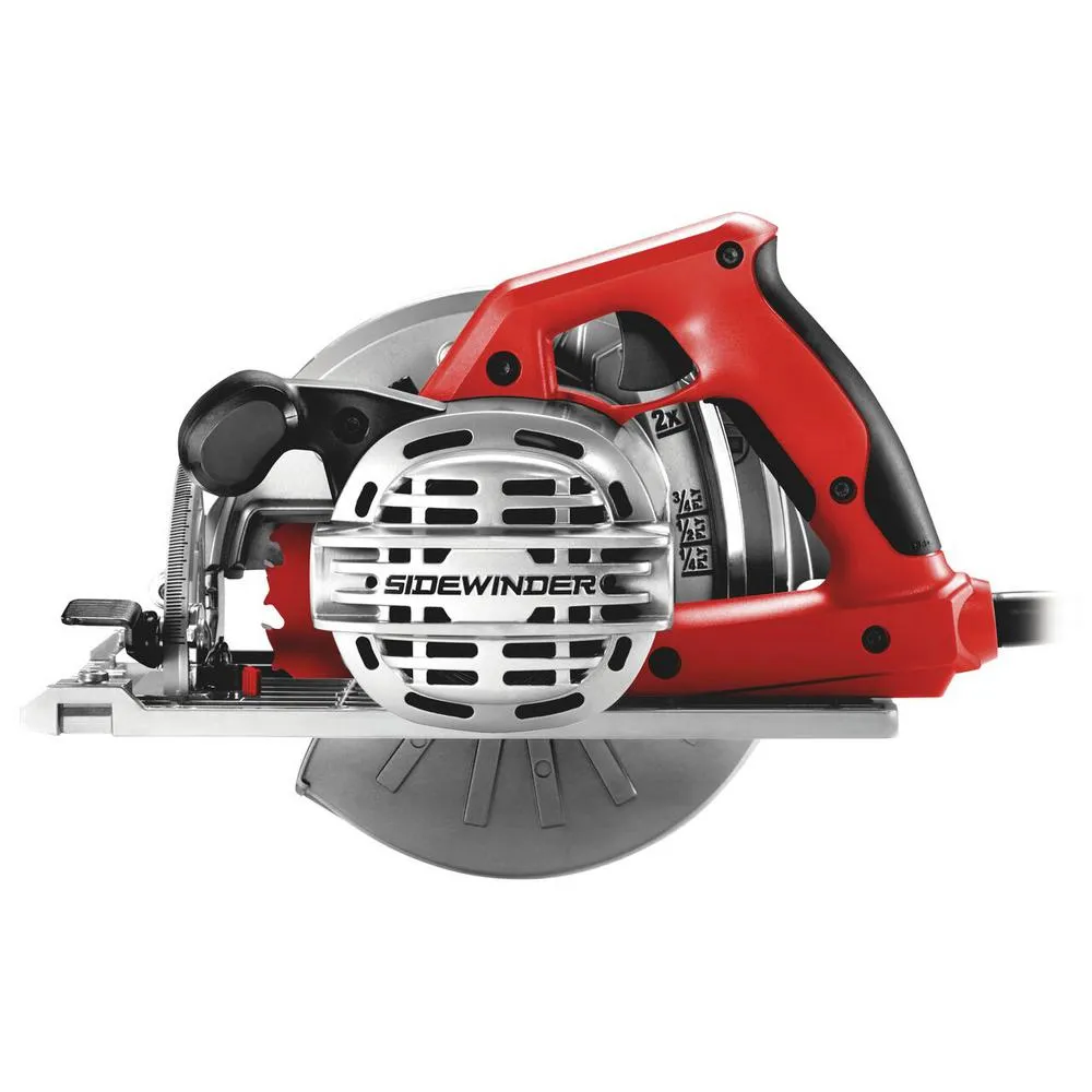 SKILSAW 7-1/4 in. 15 Amp Corded Electric Magnesium Side Winder Circular Saw with Brake with 24-Tooth Diablo Carbide Blade, photo 3 of 7