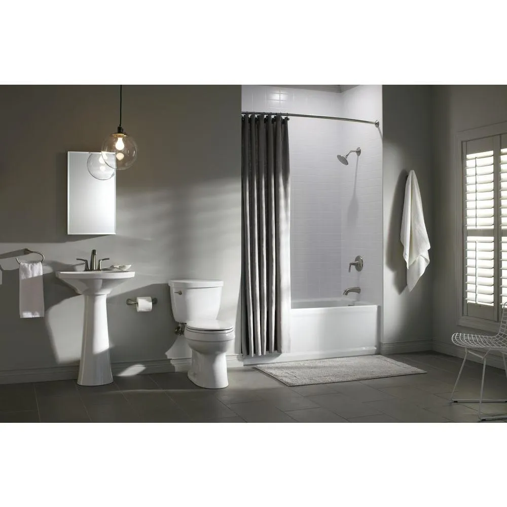 Cimarron 2-Piece Complete Solution 1.28 GPF Single Flush Elongated Toilet in White, Slow-Close Seat Included (3-Pack), photo 4 of 6