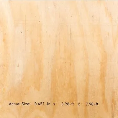 15/32 Cat Ps1-09 Square Structural Pine Sheathing, Application as 4 x 8