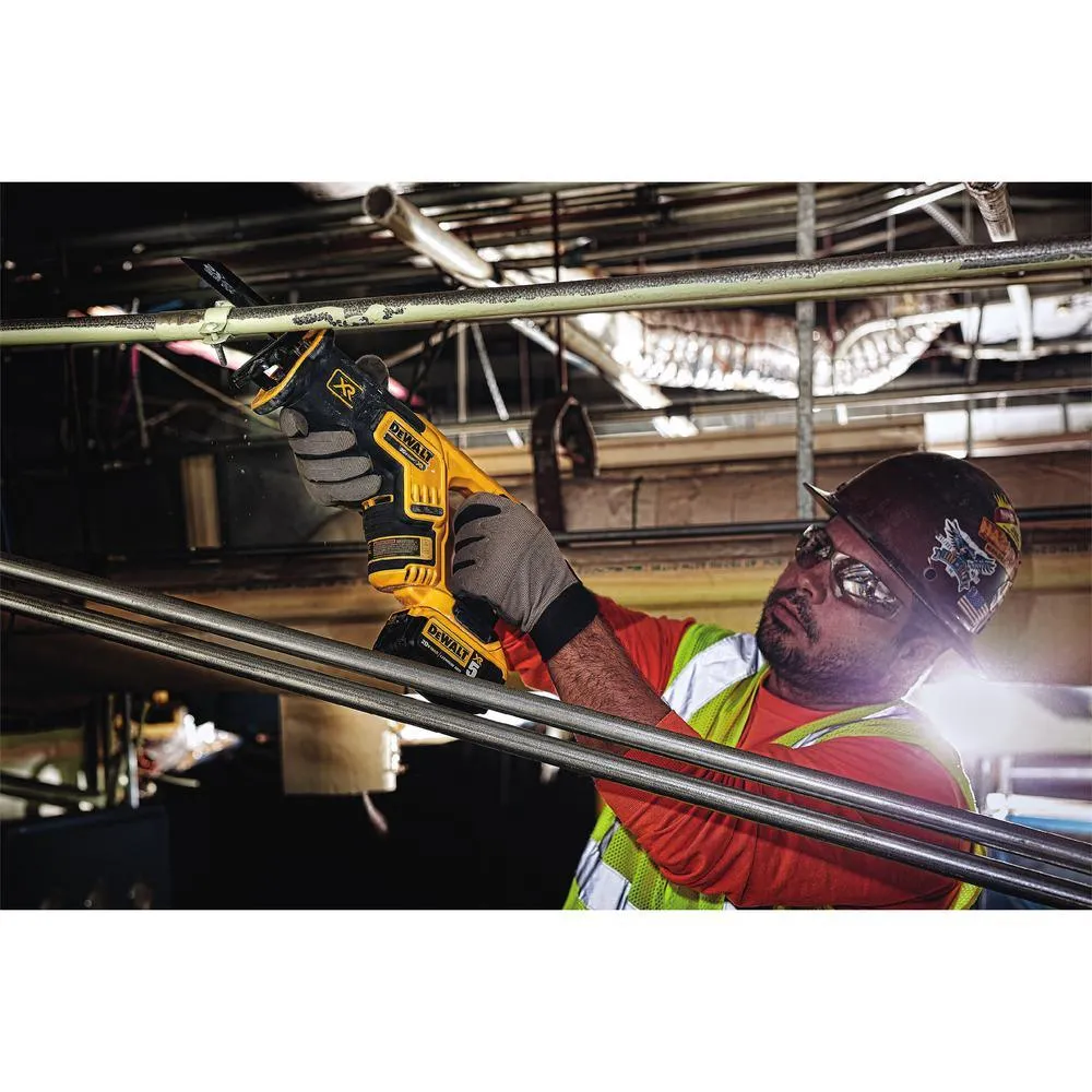 20-Volt MAX XR Lithium-Ion Cordless Brushless Compact Reciprocating Saw Kit with Battery 5Ah, Charger and Contractor Bag, photo 15 of 19