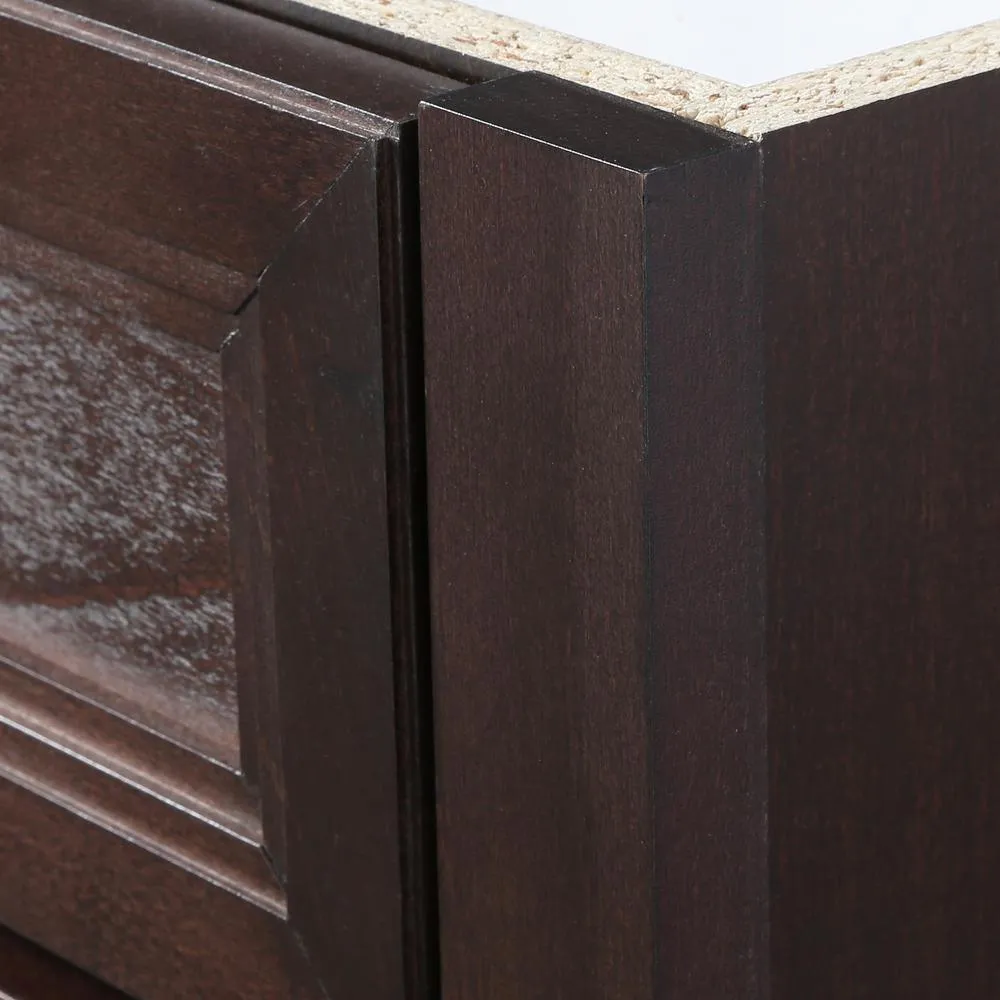 Brinkhill 48 in. W x 34 in. H x 22 in. D Bath Vanity Cabinet Only in Chocolate, photo 6 of 52