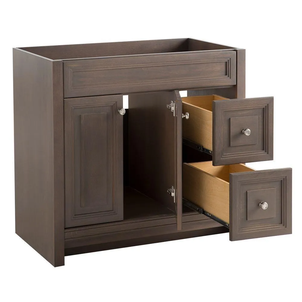 Brinkhill 36 in. W x 34 in. H x 22 in. D Bath Vanity Cabinet Only in Flagstone, photo 5 of 28