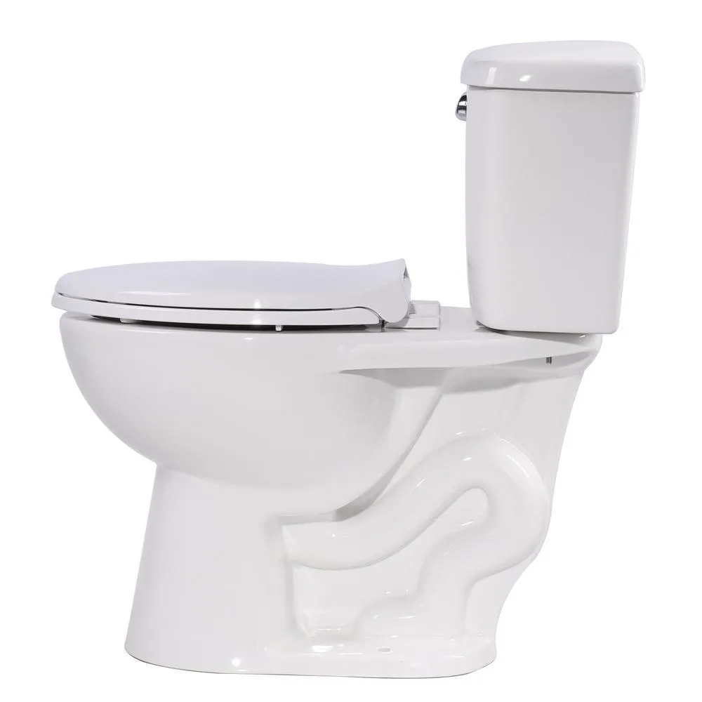 Universal Tubs 45.75 in. Walk-In Whirlpool Bathtub in White with 1.28 GPF Single Flush Toilet, photo 9 of 9