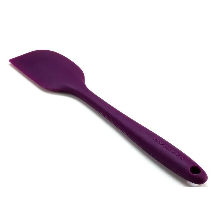Premium Silicone BPA-Free, Spatula with Stainless Steel Core 500F Heat-Resistant, Non-Stick, Dishwasher Safe, Purple, photo 5 of 7