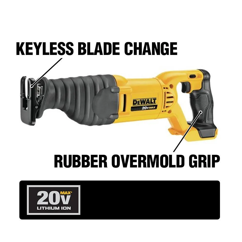 DEWALT 20-Volt Max Lithium-Ion Cordless Combo Kit (10-Tool) w/ (2) Batteries 2.0Ah, Charger & Tool Bag, photo 5 of 41