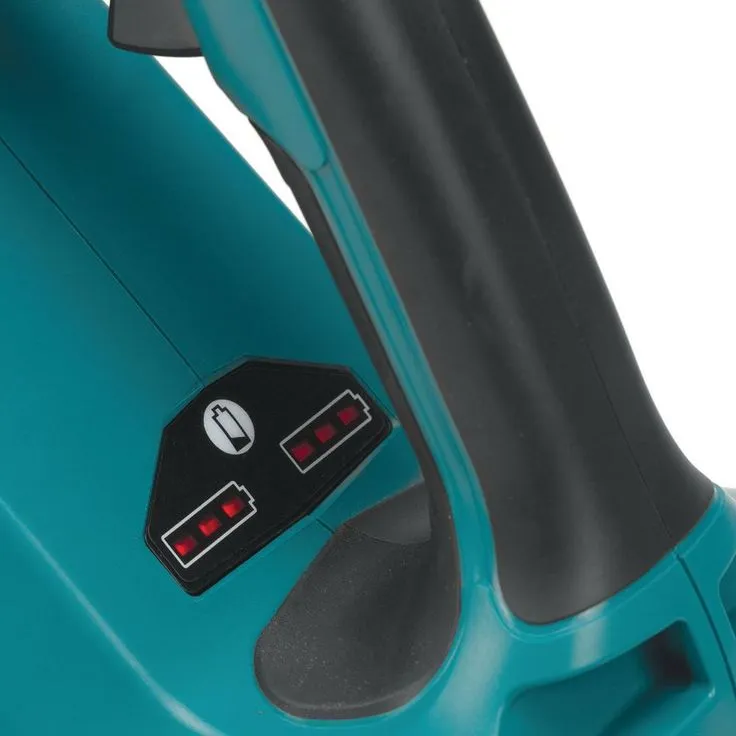 Makita 18-Volt X2 (36V) LXT 473 CFM 120 MPH Brushless Cordless Blower Kit with 4 Batteries (5.0Ah) with Flat End Nozzle, XBU02Z, photo 10 of 11