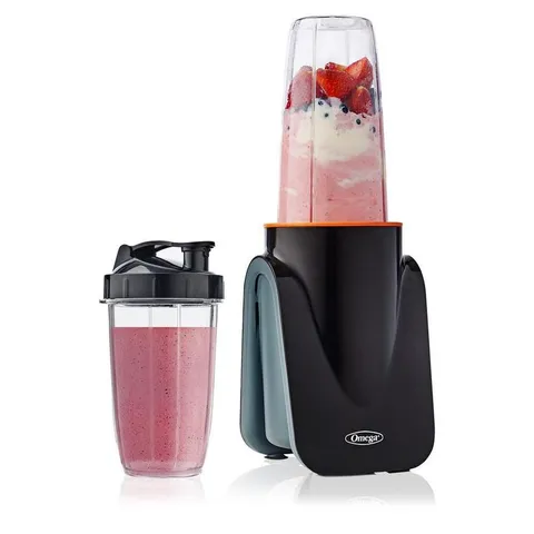 Deluxe MeGo 32 oz. 1-Speed Black Personal Blender