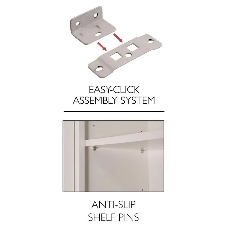 Brookings Plywood Ready to Assemble Shaker 24x30x12 in. 1-Door Blind Wall Kitchen Cabinet in White, photo 8 of 15