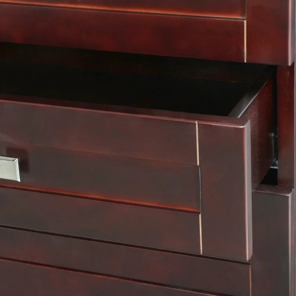 Acclaim 24 in. W x 72-1/4 in. H x 20 in. D Bathroom Linen Storage Cabinet in Espresso, photo 4 of 8