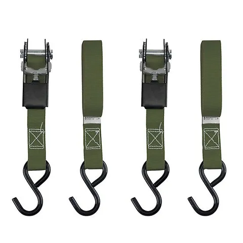 1 in × 15 ft Ratchet Tie-Down Straps