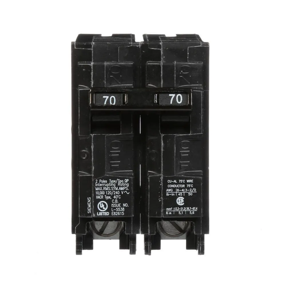 Siemens 30 Amp Double-Pole Type QP Circuit Breaker, photo 18 of 21