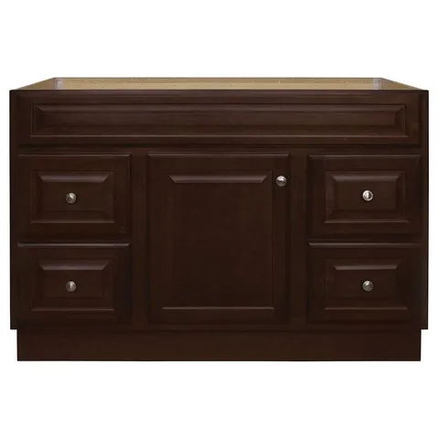 Hampton 48 in wide · 21 in deep · 33.5 in high Bathroom Vanity Cabinet Only in Cognac