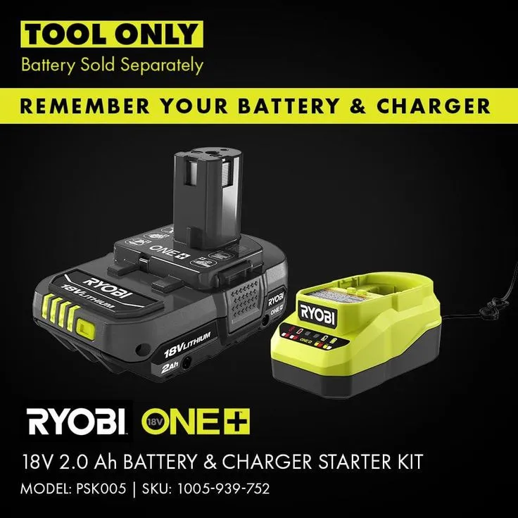 RYOBI 18-Volt ONE+ Cordless Fixed Base Trim Router (Tool Only) with Tool Free Depth Adjustment, photo 3 of 8