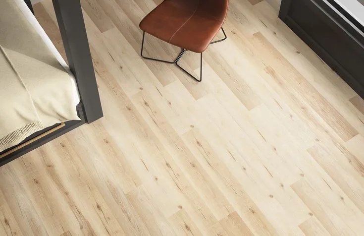 Style Selections English Grove Oak 12-mil x 7-in W x 60-in L Water Resistant Interlocking Luxury Vinyl Plank Flooring, photo 4 of 8