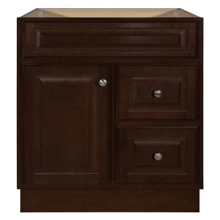 Hampton Bay Hampton 48 in. W x 21 in. D x 33.5 in. H Bathroom Vanity Cabinet Only in White, photo 9 of 17