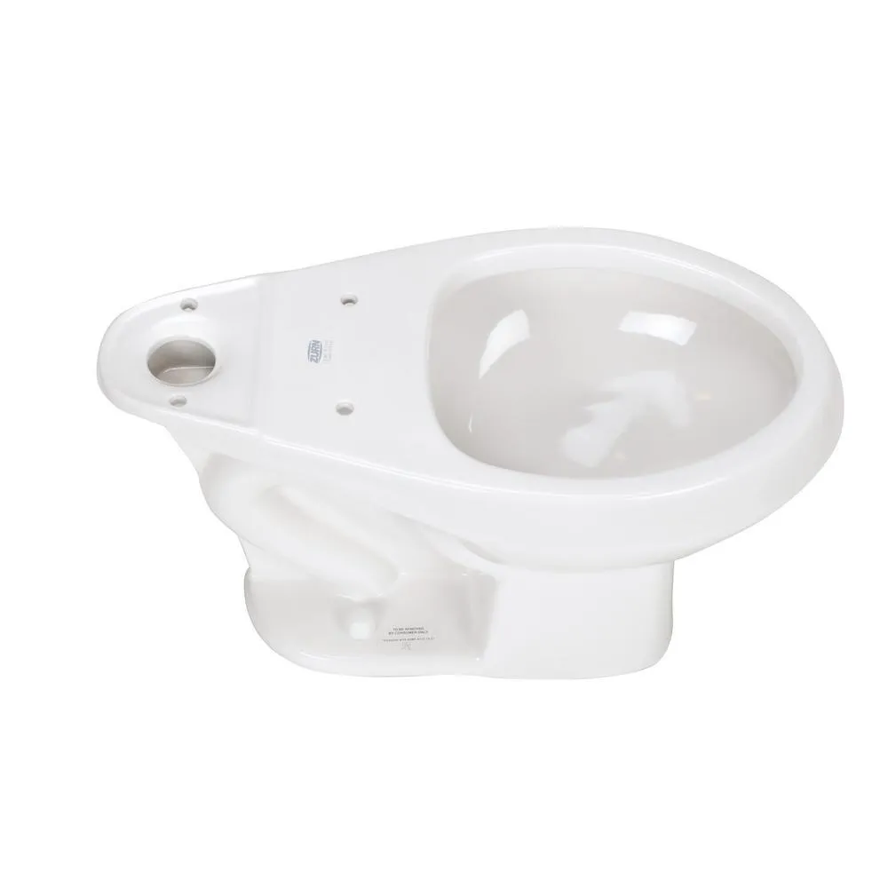 Zurn 2-Piece 1.6 GPF Single Flush Elongated Pressure Assist Toilet in White, photo 6 of 7