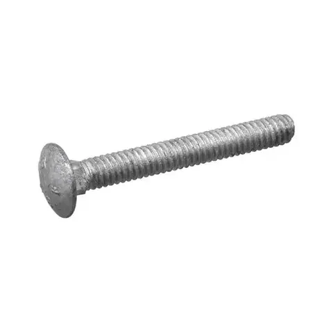 3/8 × 3 in Zinc-Plated Carriage Bolts (50-Pack)