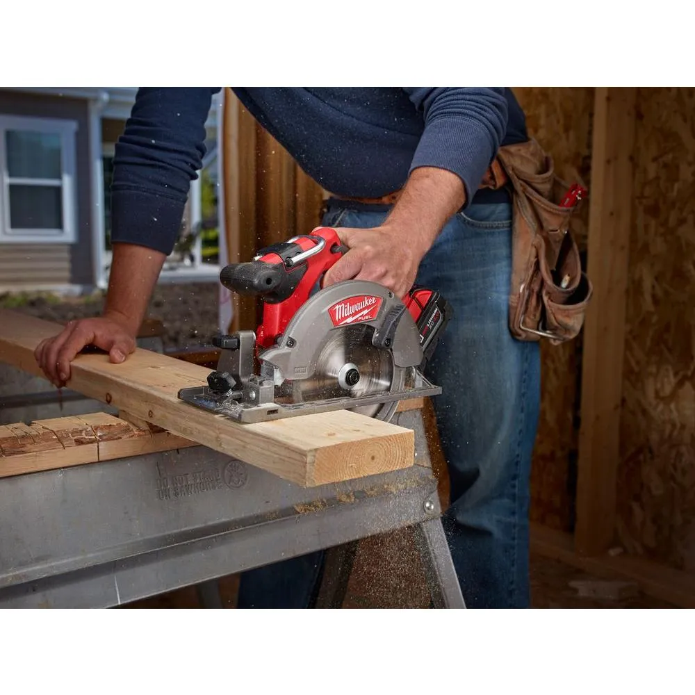 M18 FUEL 18-Volt Lithium-Ion Brushless Cordless 6-1/2 in. Circular Saw (Tool-Only), photo 11 of 16