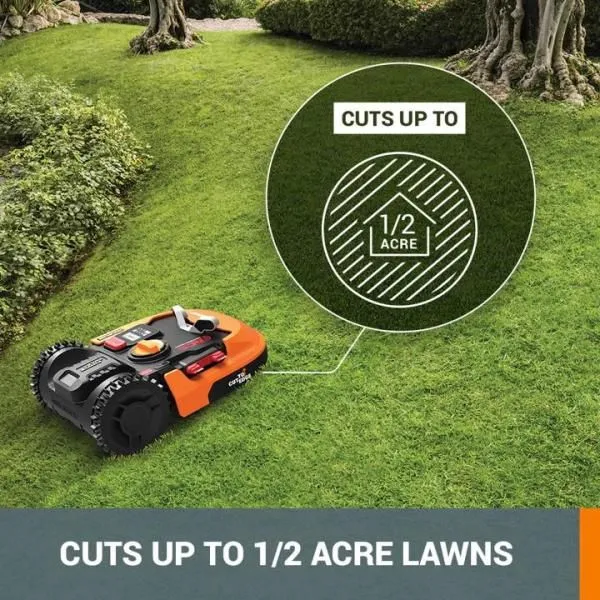 Worx POWER SHARE 20-Volt 9 in. Robotic Landroid Mower, Brushless Wheel Motors with Wifi Plus Phone App, photo 6 of 11