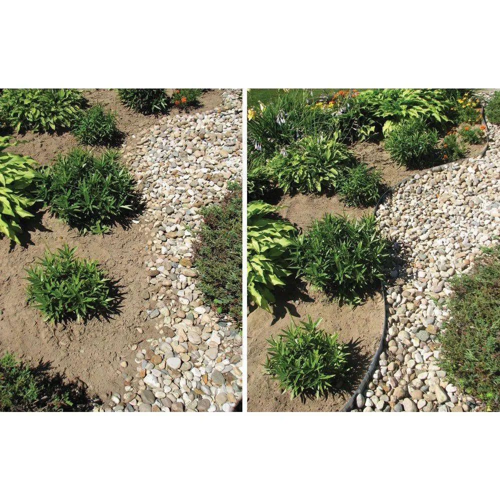 ProFlex 24 ft. x 4 in. Brown Aluminum Landscape Edging Project Kit (4 - 6 ft. pieces), photo 5 of 9