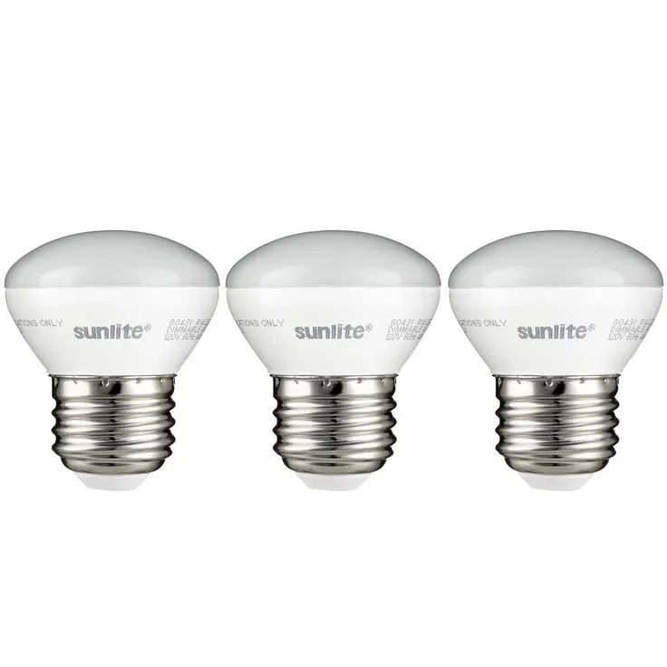 Sunlite 25-Watt Equivalent R14 Mini Reflector Dimmable LED Flood Light Bulb, Warm White 2700K (3-Pack), photo 2 of 2
