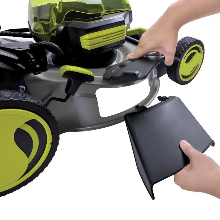 Sun Joe 21 in. 100-Volt Cordless Battery-Powered Walk-Behind Self Propelled Lawn Mower Kit with 5.0 Ah Battery Plus Charger, photo 3 of 4