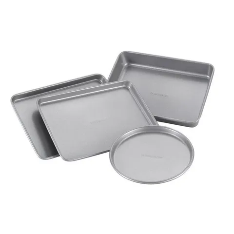 4-Piece Light Gray Bakeware Set