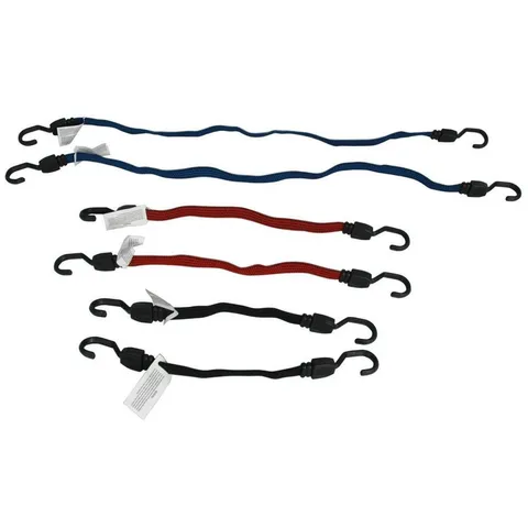 Fat Strap Bungee Assortment (6 per Pack)