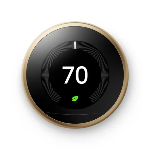 Nest Learning Thermostat 3rd Gen in Brass