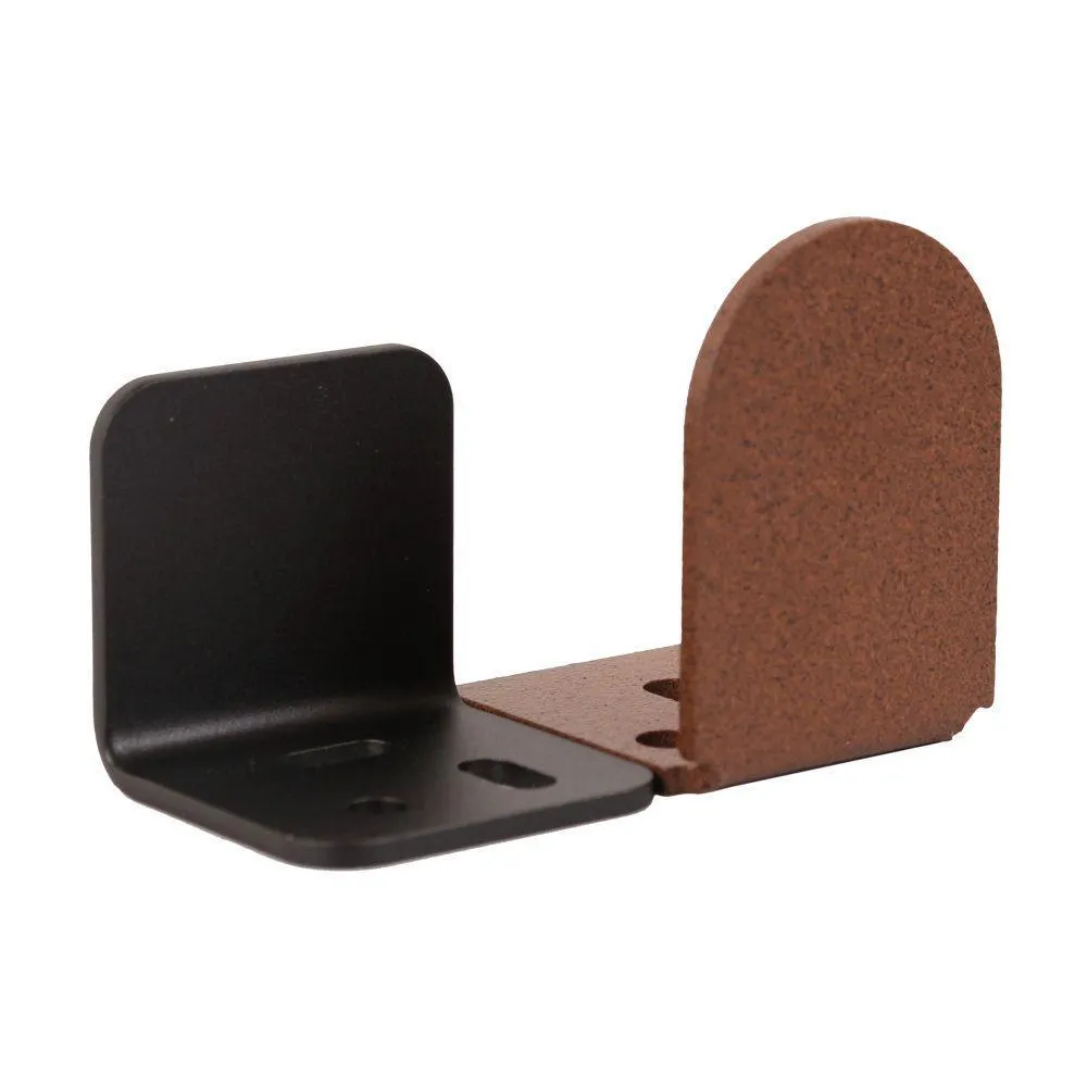 Quiet Glide 1-3/8 in. x 2-1/4 in. Dome Black Center Floor Guide, photo 3 of 4