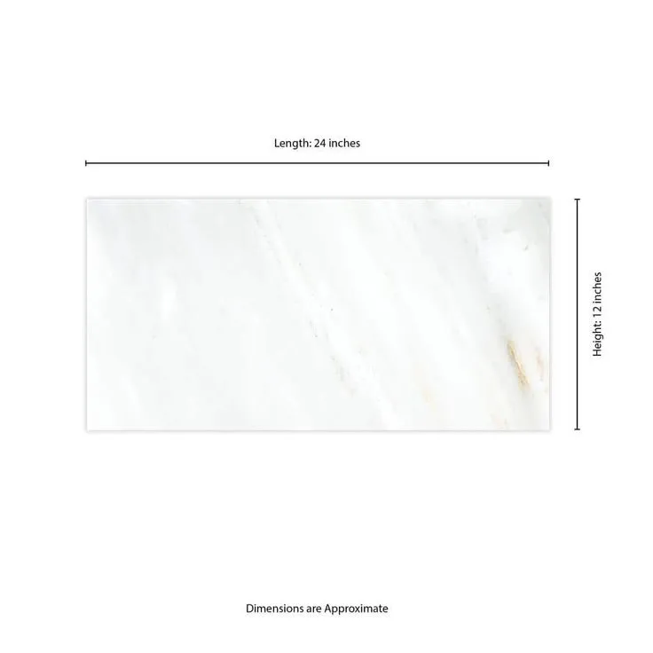 MSI Greecian White 12 in. x 24 in. Polished Marble Floor and Wall Tile (10 sq. ft. / Case), photo 6 of 9