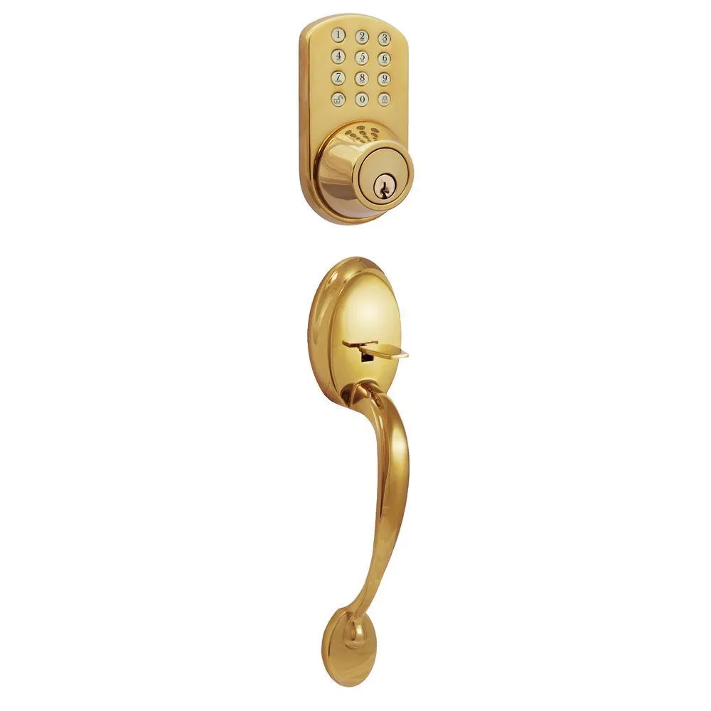 Morning Industry Oil Rubbed Bronze Keyless Entry Deadbolt and Lever Handle Door Lock with Electronic Digital Keypad, photo 3 of 13