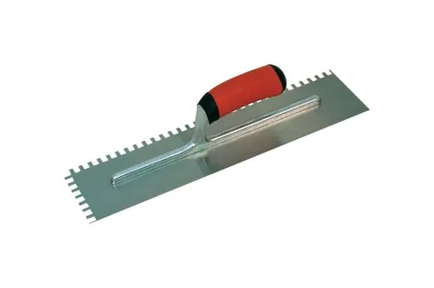 4-1/2 in wide · 16 in long Steel Notched Trowel