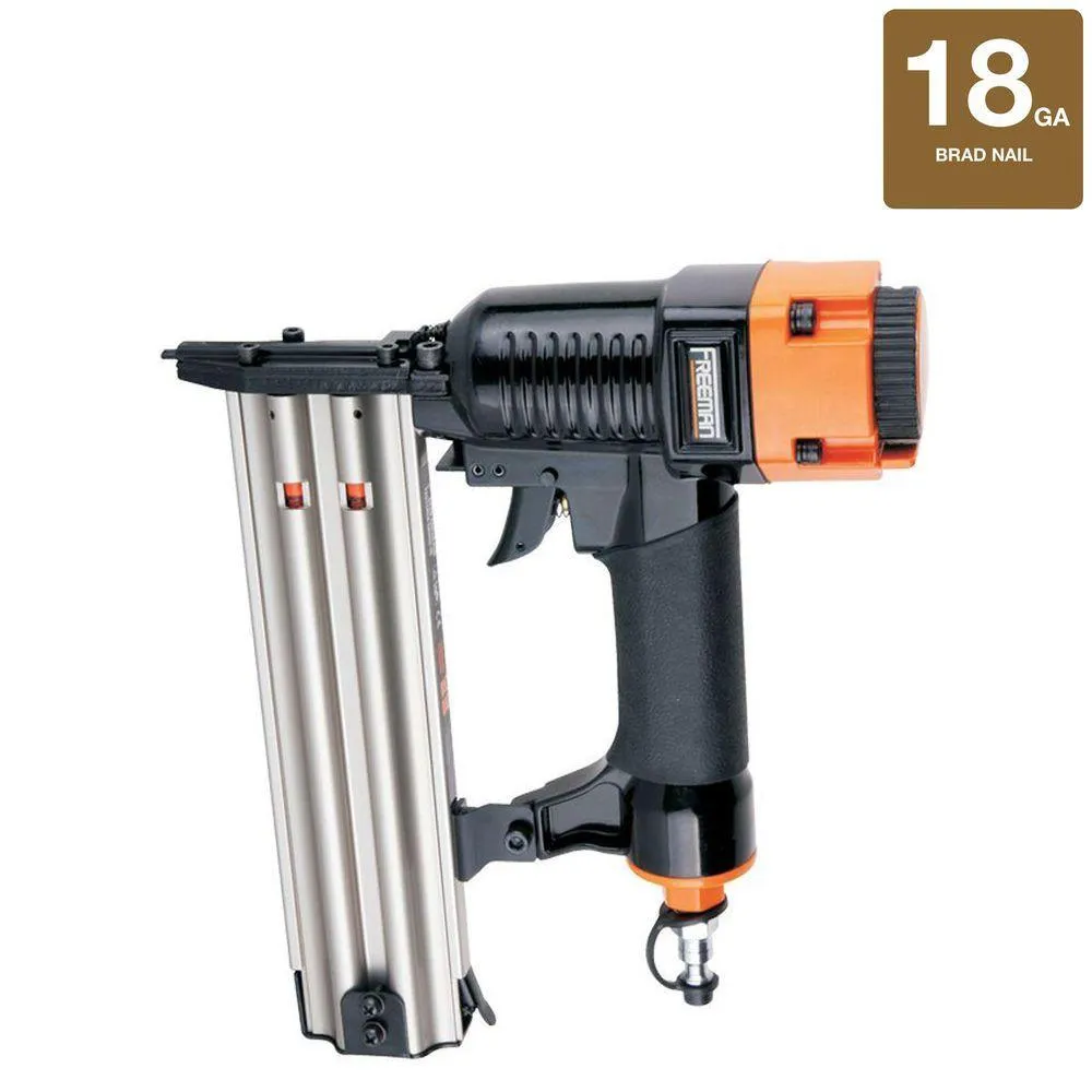 Freeman Pneumatic Framing and Finishing Nailers and Staplers Combo Kit with Canvas Bag and Fasteners (5-Piece), photo 4 of 6