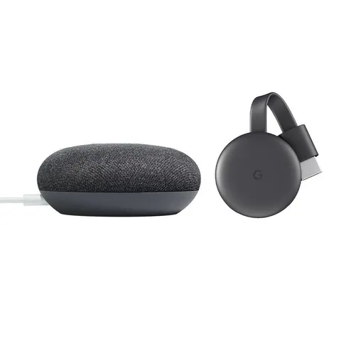 Home Mini Charcoal and Chromecast