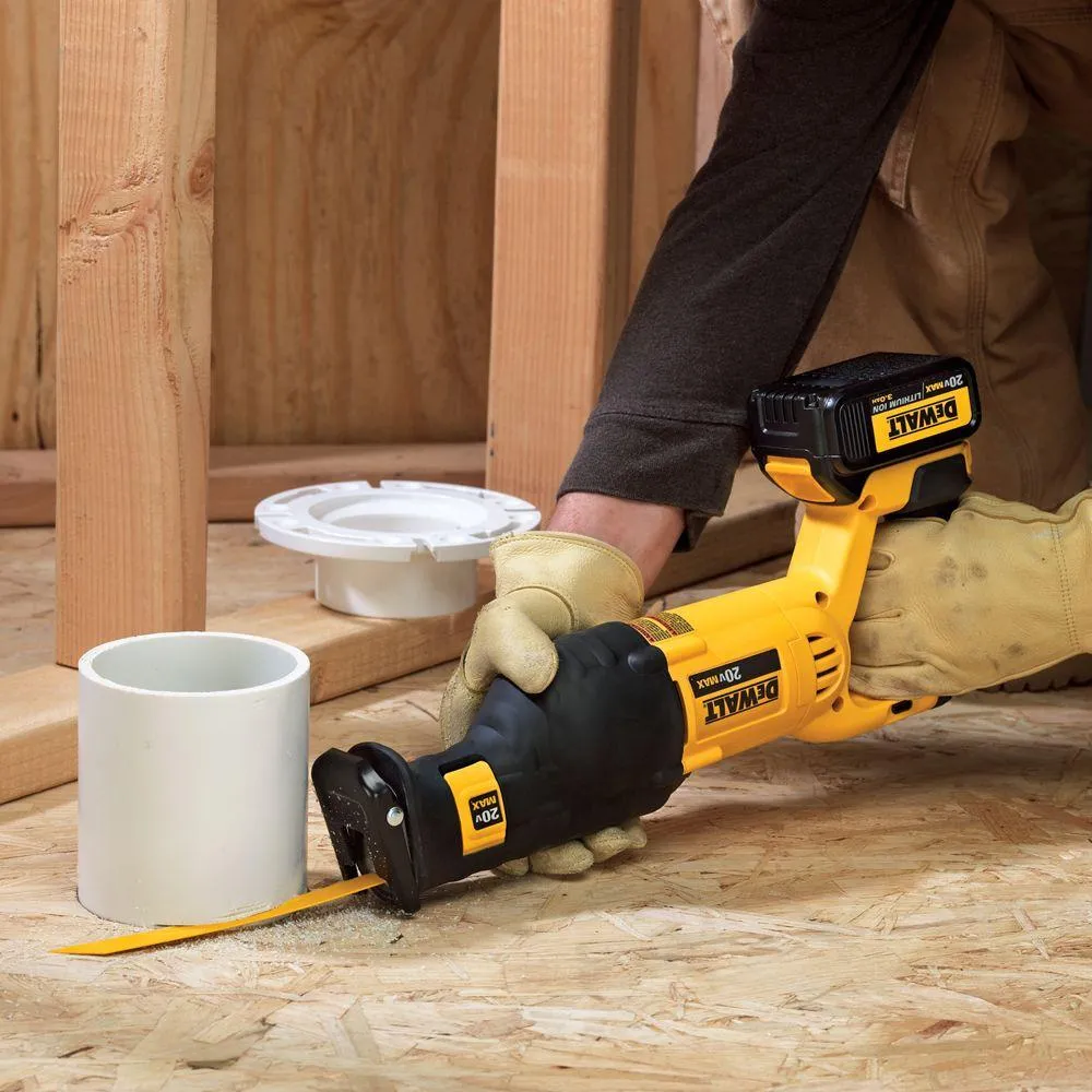DEWALT 20-Volt Max Lithium-Ion Cordless Reciprocating Saw with Bonus 5.0 Ah Battery Starter Kit, photo 13 of 13