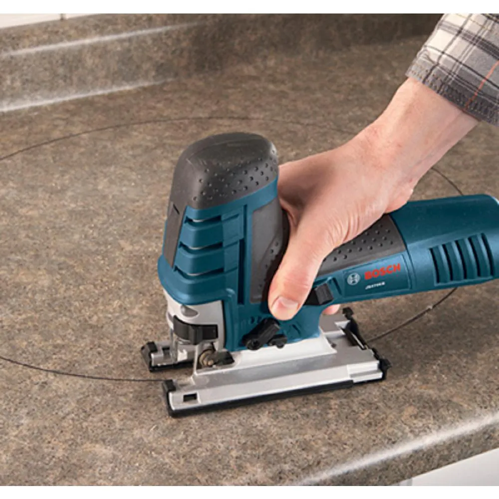 Bosch Multi-Purpose Steel T-Shank Jig Saw Blade Set 15-Pack and 7 Amp Corded Variable Speed Barrel-Grip Jig Saw Kit with Case, photo 4 of 7