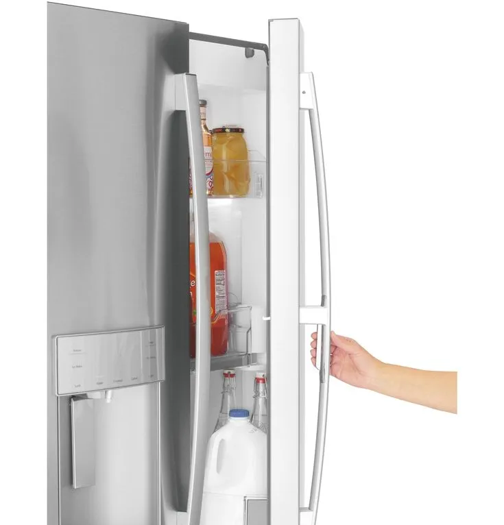 GE 27.8-cu ft French Door Refrigerator with Ice Maker and Door within Door (Fingerprint-Resistant Stainless Steel), photo 7 of 8