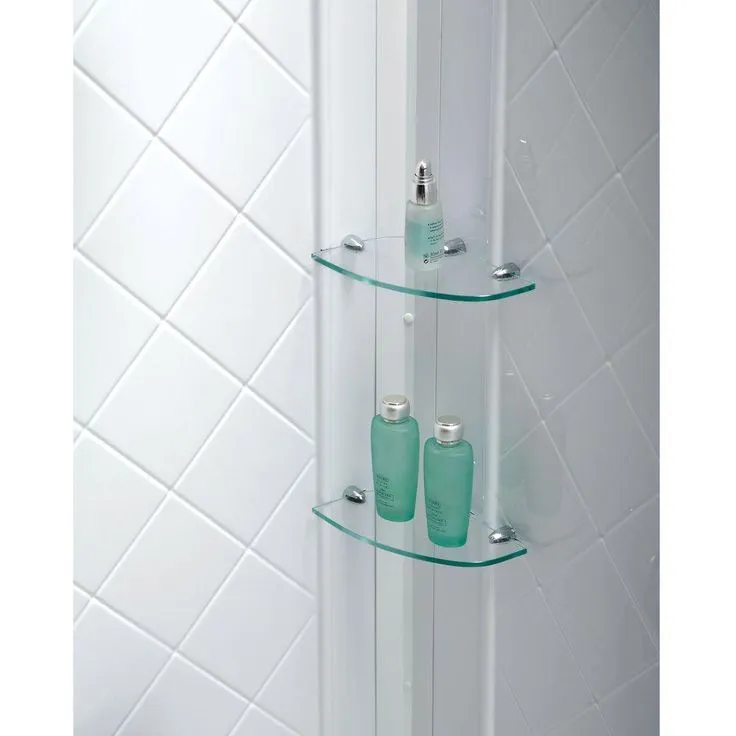 DreamLine QWALL-Tub 28-32 in. D x 56-60 in. W x 60 in. H 4-Piece Easy Up Adhesive Tub Surround, White, photo 3 of 4